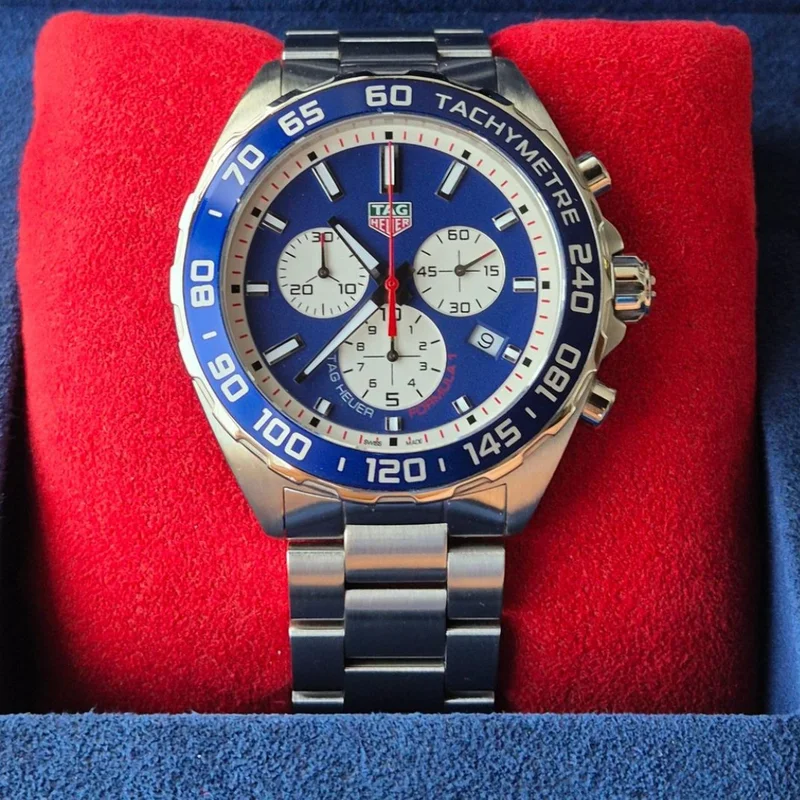 Formula 1 Chronograph Quartz 43 Stainless Steel / Red Bull / Bracelet