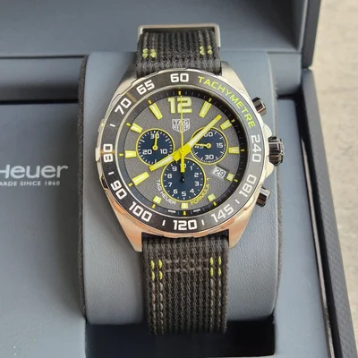 Formula 1 Quartz Chronograph 43 Stainless Steel / Grey-Yellow