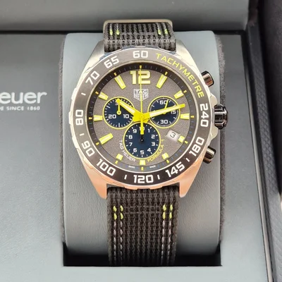 Formula 1 Quartz Chronograph 43 Stainless Steel / Grey-Yellow