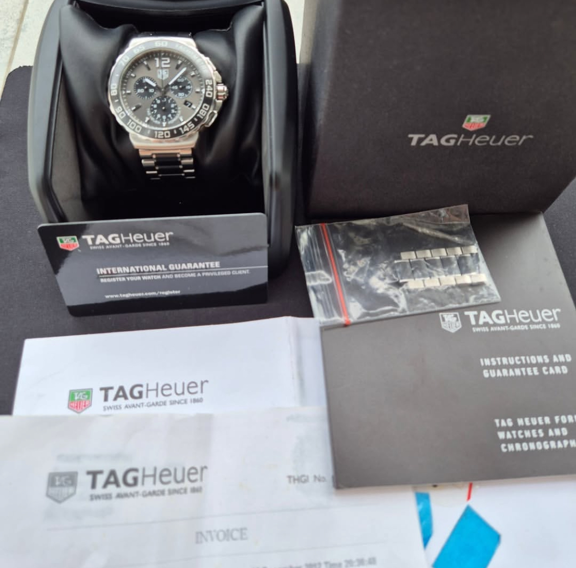 Jual TAG Heuer Formula Quartz Chronograph 42 Stainless Steel