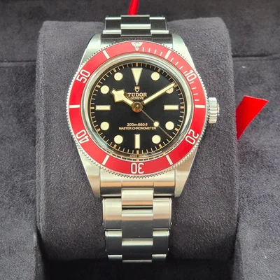 Black Bay Master Chronometer Stainless Steel - Burgundy / Black / Oyster