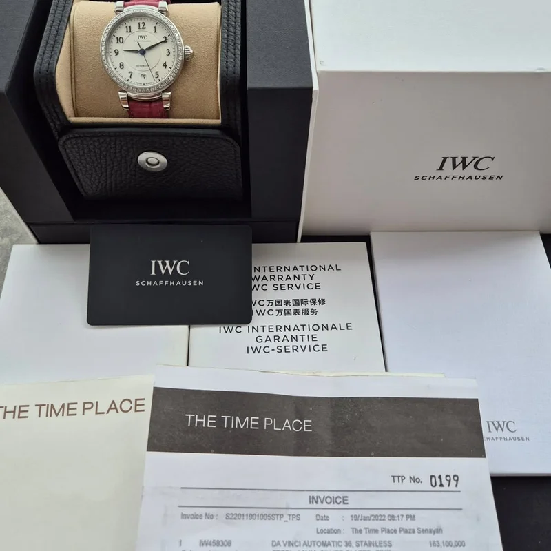 Thumb Da Vinci 36 Automatic Stainless Steel / Diamond / Silver