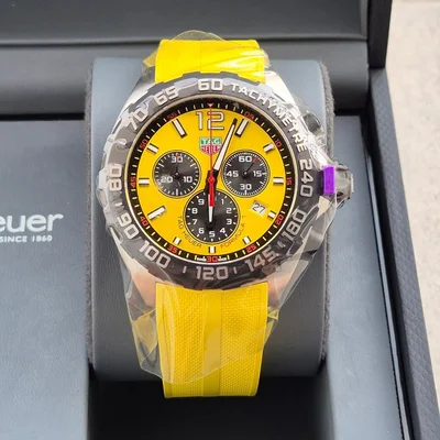 Formula 1 Quartz Chronograph Stainless Steel / Yellow