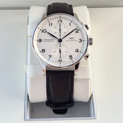 Portuguese Chrono-Automatic Stainless Steel / Silver