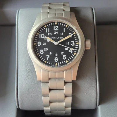 Khaki Field Mechanical 38 Black / Bracelet