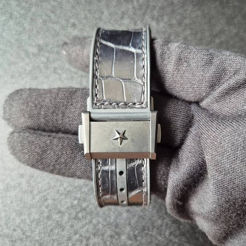 Thumb Defy El Primero 21 Black Ceramic / Skeleton / Alligator