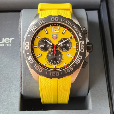 Formula 1 Quartz Chronograph Stainless Steel / Yellow