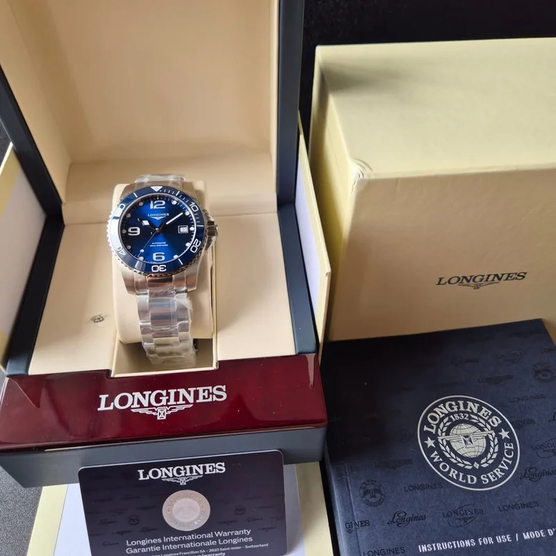 Thumb HydroConquest 41 Automatic Stainless Steel / Ceramic / Blue / Bracelet