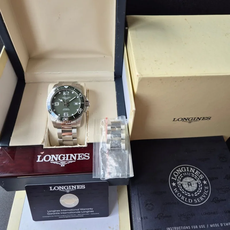 Thumb HydroConquest 41 Automatic Stainless Steel / Ceramic / Green / Bracelet