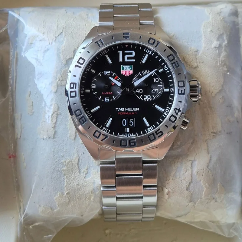 Formula 1 Alarm 41 Stainless Steel / Black / Bracelet