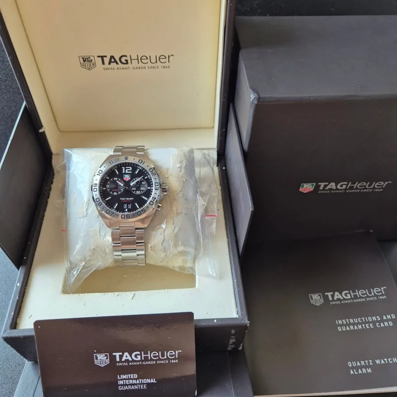 Thumb Formula 1 Alarm 41 Stainless Steel / Black / Bracelet