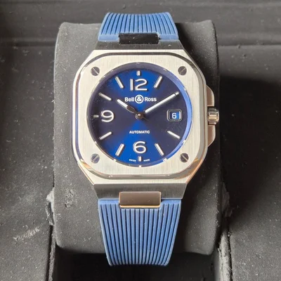 BR 05 Stainless Steel / Blue / Rubber