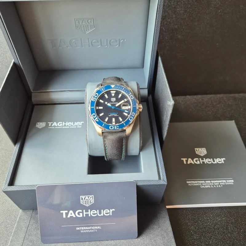 Thumb Aquracer 300M Calibre 5 43 Stainless Steel / Black / Nylon