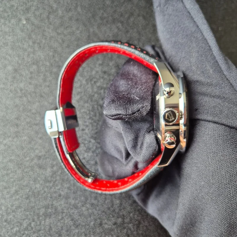 Thumb Carrera Calibre 16 41 Stainless Steel / Black Retro / Indy 500