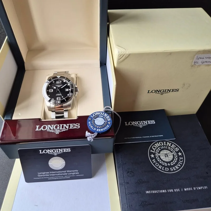 Thumb HydroConquest 41 Automatic Stainless Steel / Ceramic / Black / Bracelet