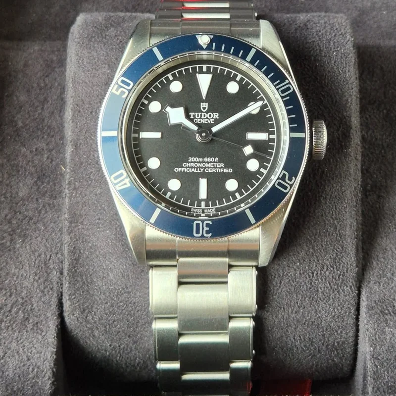 Heritage Black Bay Blue Manufacture / Bracelet