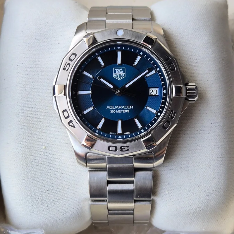 Aquaracer 300M Quartz 39 Stainless Steel / Blue / Bracelet