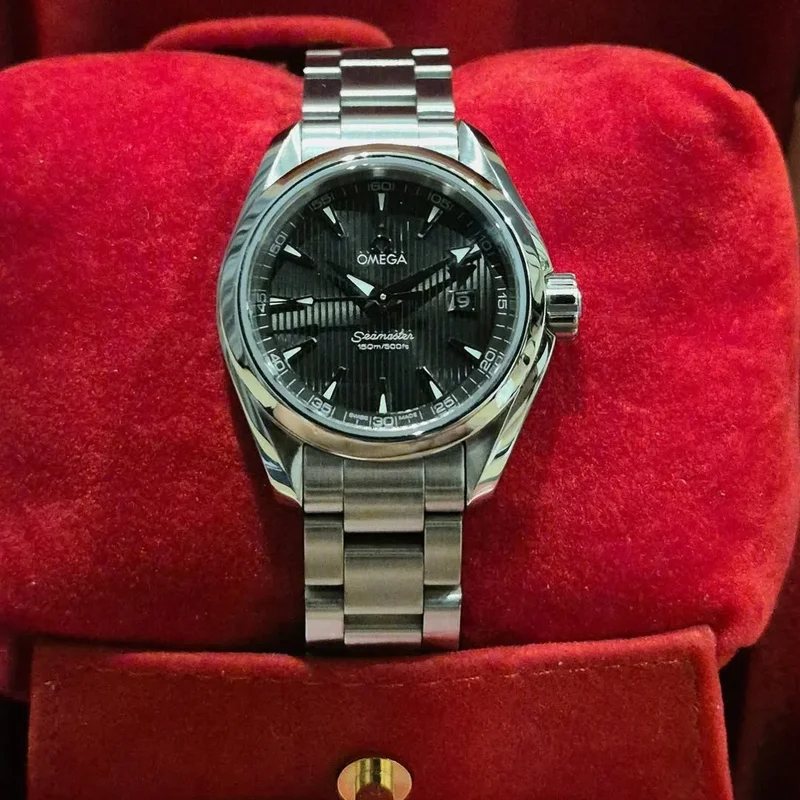 Seamaster Aqua Terra 150M Quartz 30 Stainless Steel / Grey / Bracelet