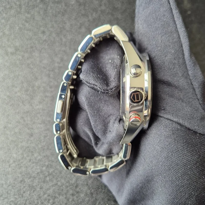 Thumb Carrera Calibre 16 Day Date 43 Stainless Steel / Black / Bracelet