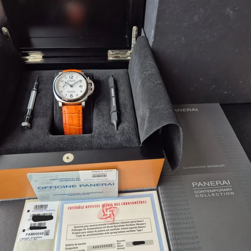 Thumb Luminor Marina Automatic 40mm White