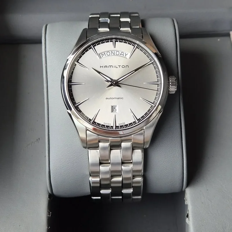 Jazzmaster 42 Day Date Stainless Steel / Silver / Bracelet