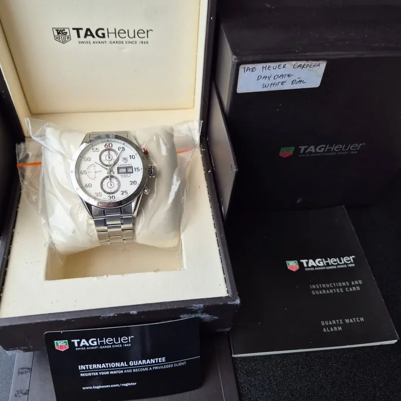 Thumb Carrera Calibre 16 Day Date 43 Stainless Steel / Silver / Bracelet