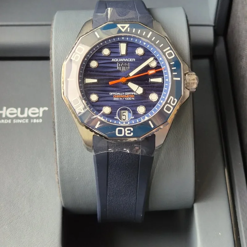 Aquaracer Professional 300 Blue Stainless Steel / Rubber