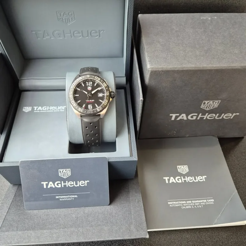 Thumb Formula 1 Quartz 41 Stainless Steel / Black / Rubber