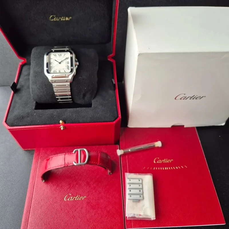 Thumb Santos Large Stainless Steel / White