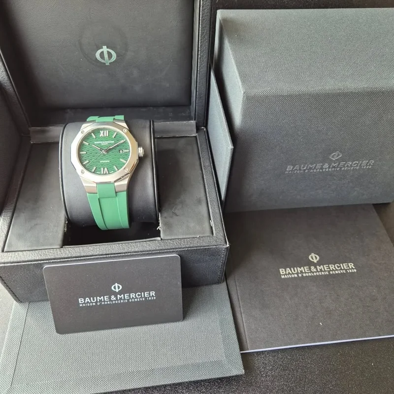 Thumb Riviera 42 Stainless Steel / Green / Rubber