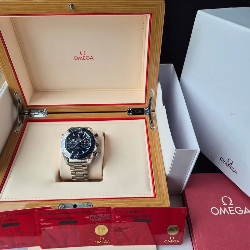 Thumb Seamaster Planet Ocean 600M Co-Axial 45.5 Master Chronometer Chronograph Stainless Steel / Blue / Bracelet