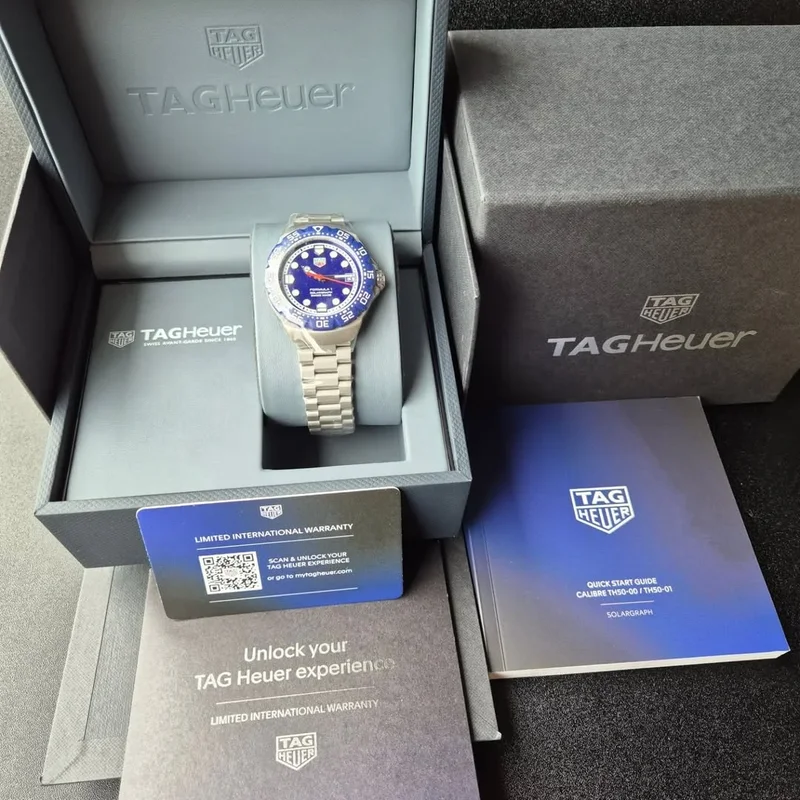 Thumb Formula 1 Solargraph 38 Stainless Steel / Blue