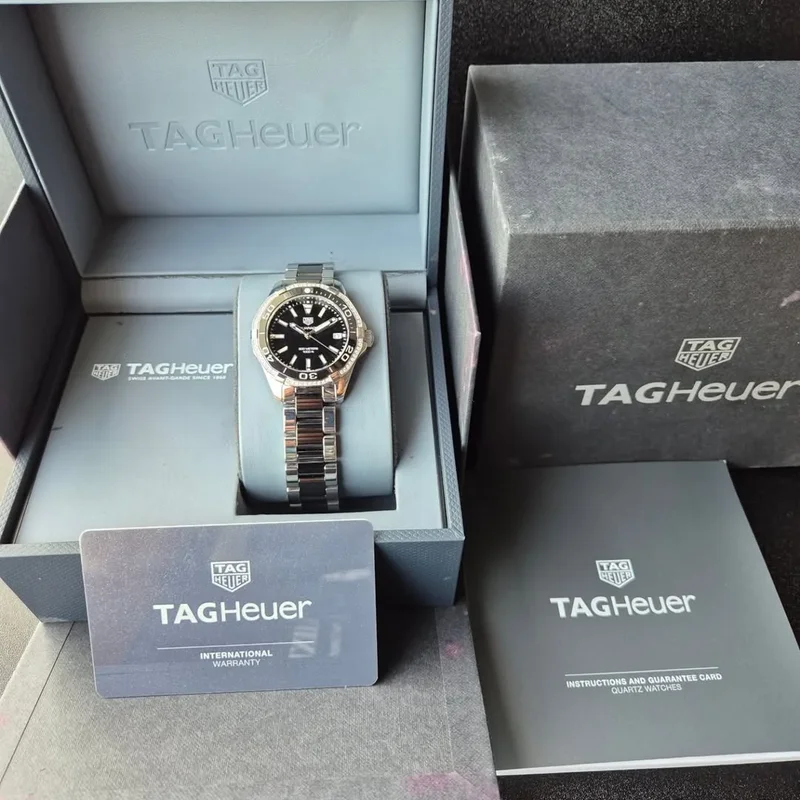 Thumb Aquaracer 300M Quartz 35 Stainless Steel / Diamond / Black / Bracelet