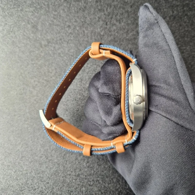 Thumb Railmaster Omega Co-Axial Master Chronometer 40 Stainless Steel / Blue / NATO