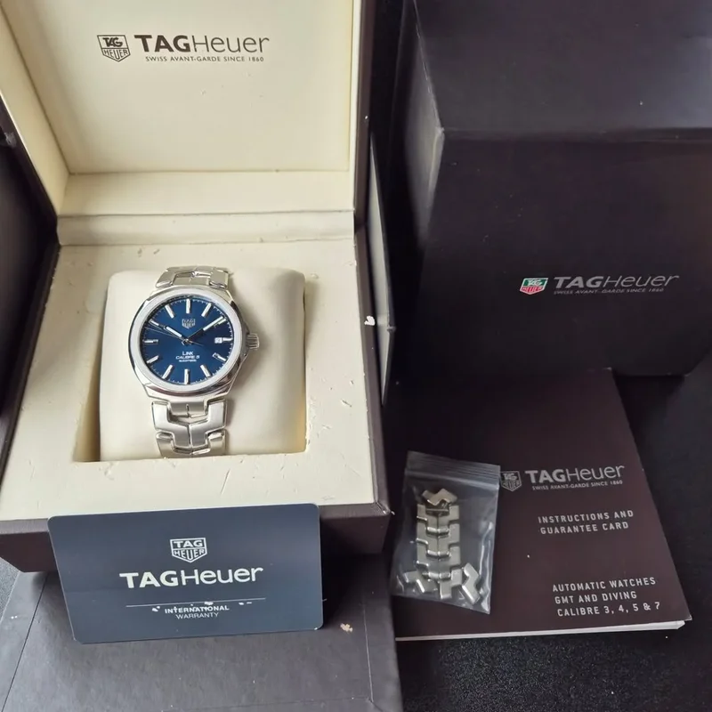 Thumb Link Calibre 5 41 Stainless Steel / Blue / Bracelet