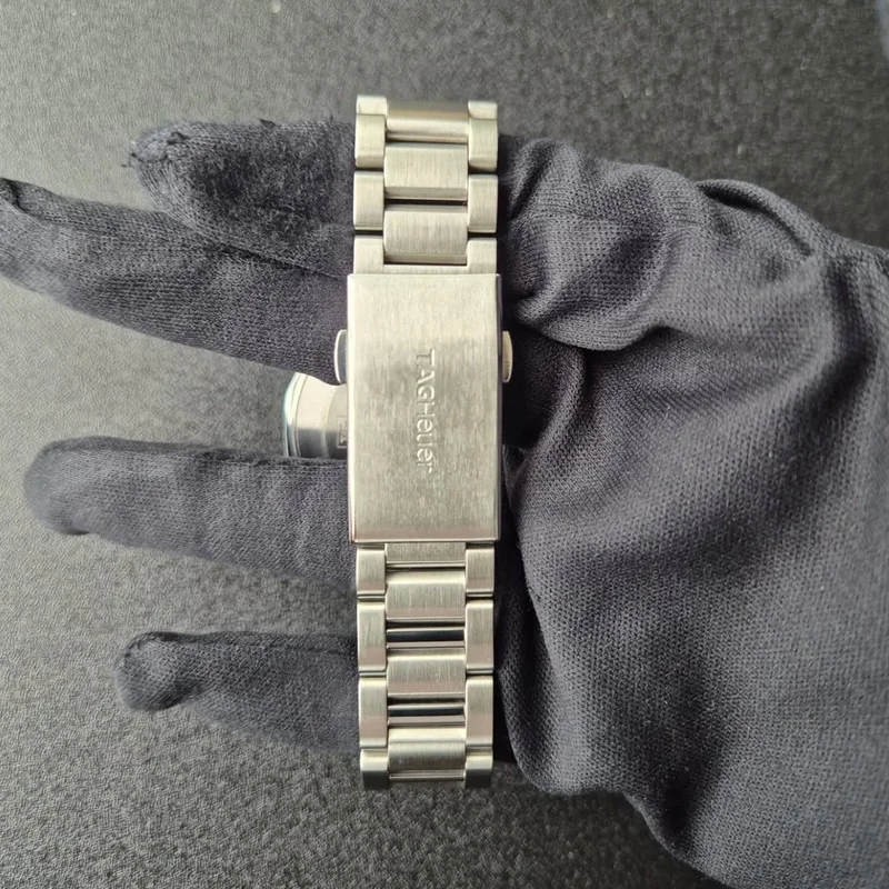 Thumb Aquaracer 300M Quartz Chronograph 43 Stainless Steel / Silver / Bracelet