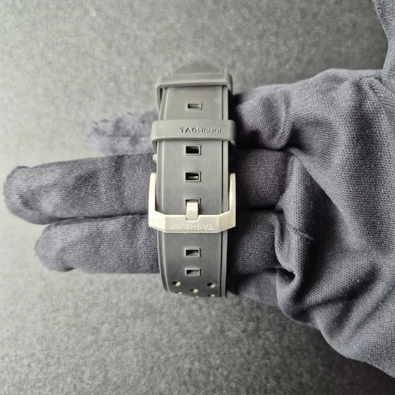 Thumb Formula 1 Chronograph Quartz 43 Stainless Steel / Black / Rubber