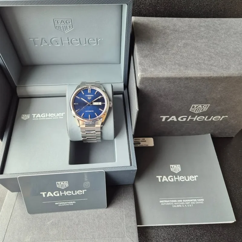 Thumb Carrera Automatic Stainless Steel / Blue / Bracelet