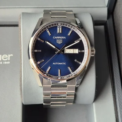 Carrera Automatic Stainless Steel / Blue / Bracelet