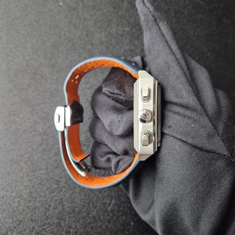 Thumb Monaco Calibre Heuer 02 Stainless Steel / Gulf