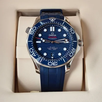 Seamaster Diver 300M Master Co-Axial 42 Stainless Steel / Blue  / Rubber