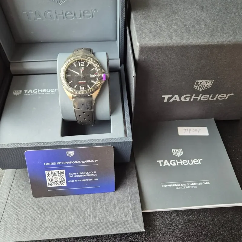 Thumb Formula 1 Quartz 41 Stainless Steel / Black / Rubber