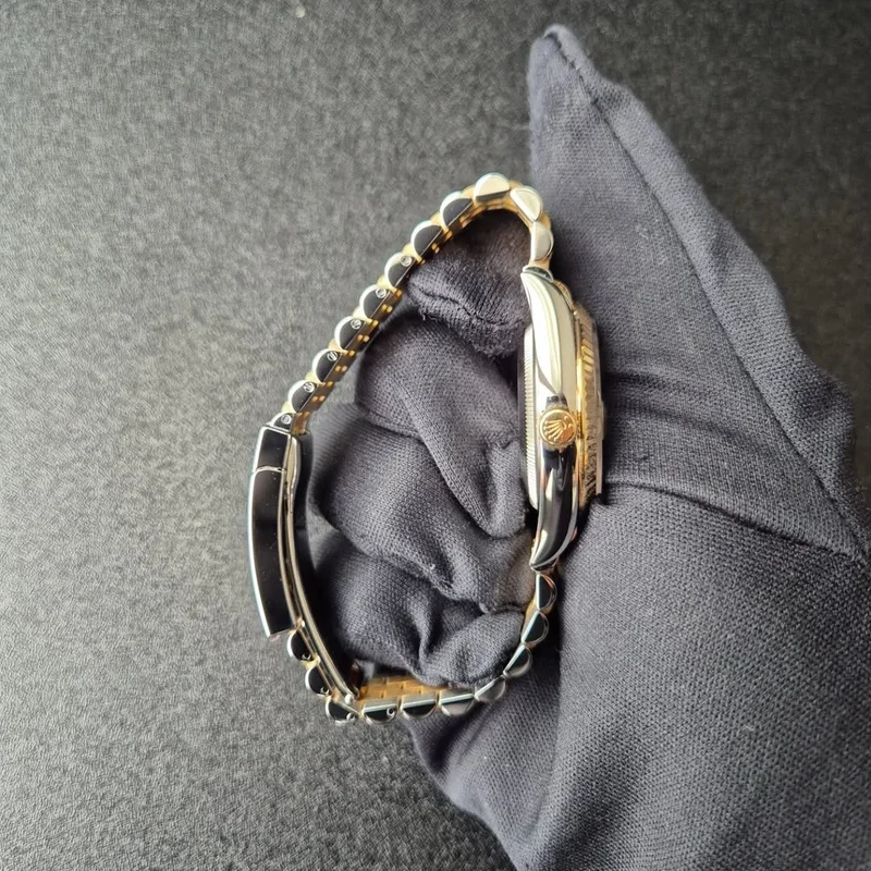 Thumb Datejust 36 Stainless Steel / Yellow Gold / Fluted / Champagne Computer / Jubilee