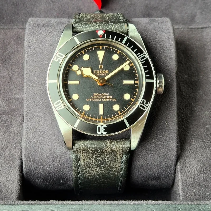 Heritage Black Bay Black Manufacture / Strap