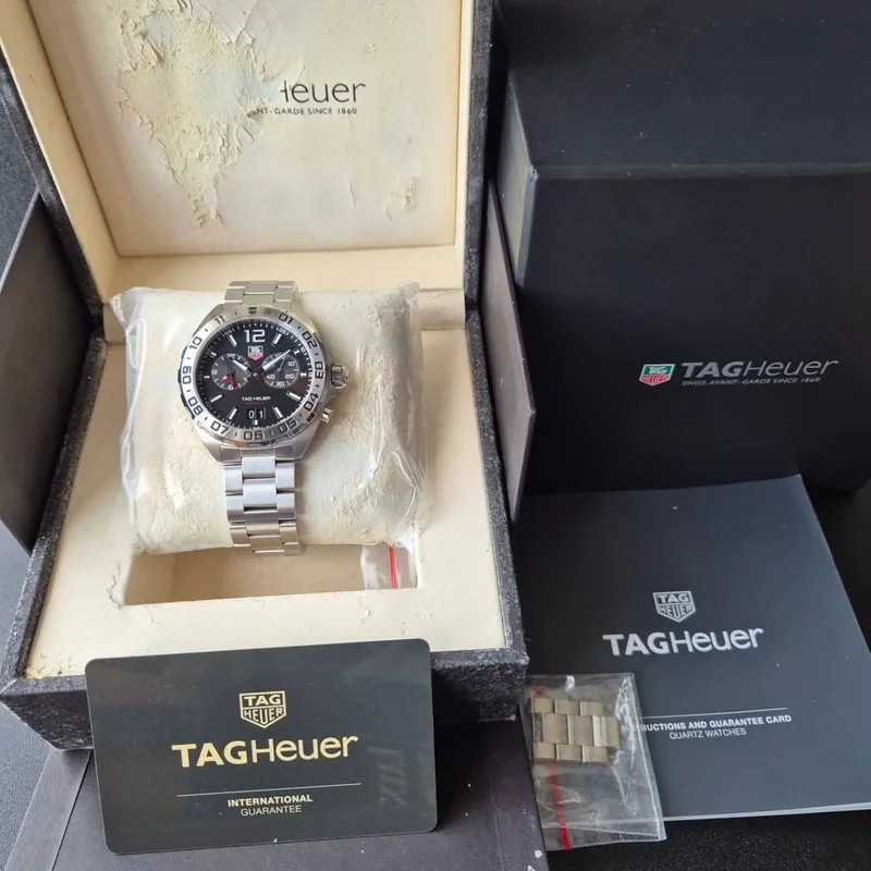 Thumb Formula 1 Alarm 41 Stainless Steel / Black / Bracelet