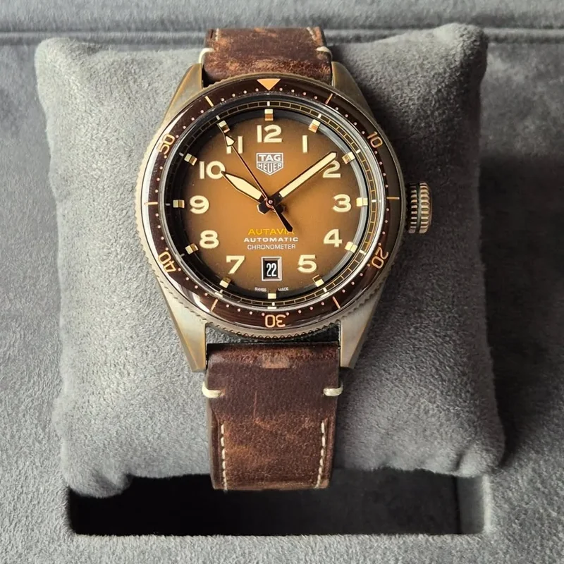 Autavia Calibre 5 Bronze / Brown
