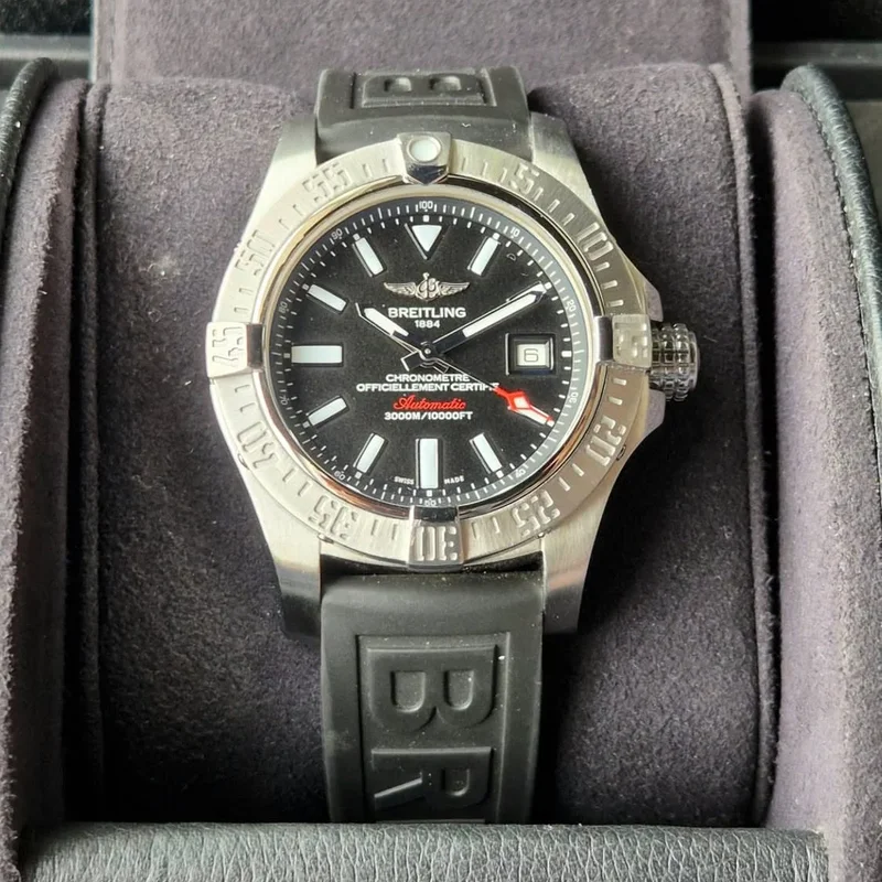 Avenger II Seawolf Stainless Steel / Volcano Black / Rubber / Pin