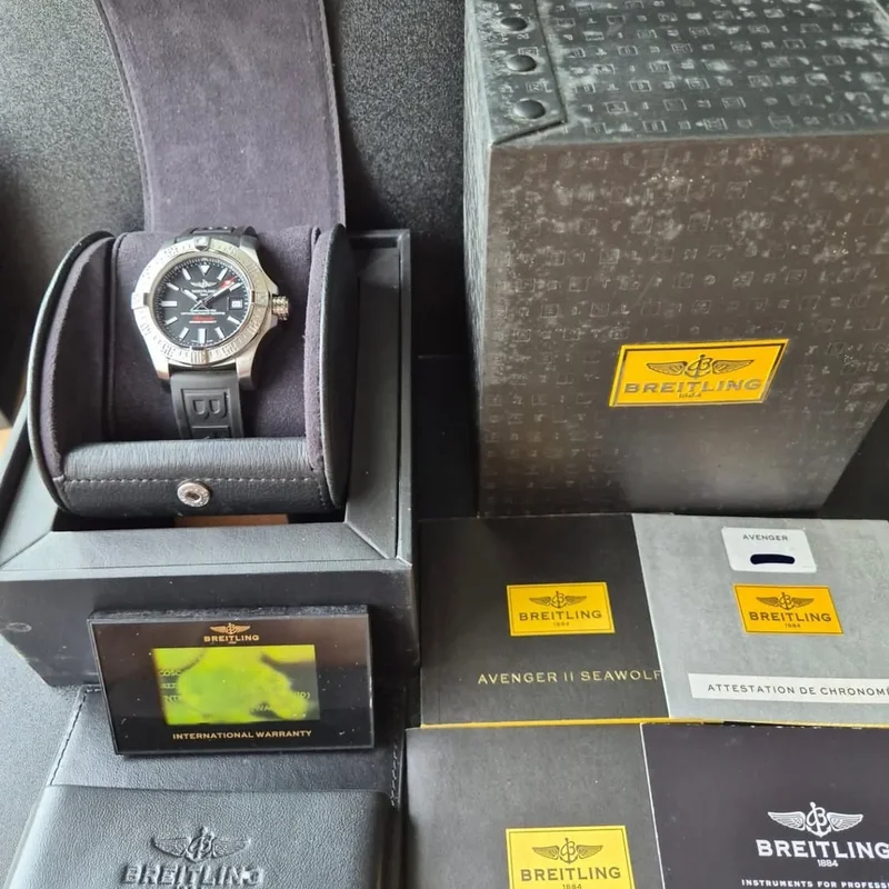 Thumb Avenger II Seawolf Stainless Steel / Volcano Black / Rubber / Pin