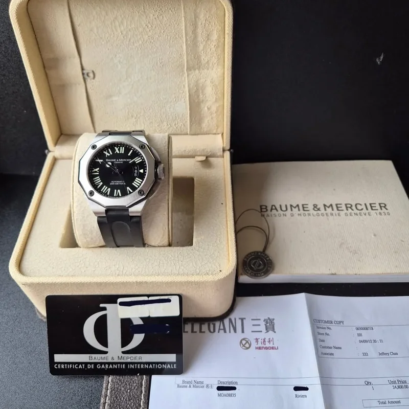 Thumb Riviera XXL Magnum Automatic Stainless Steel / Black / Rubber