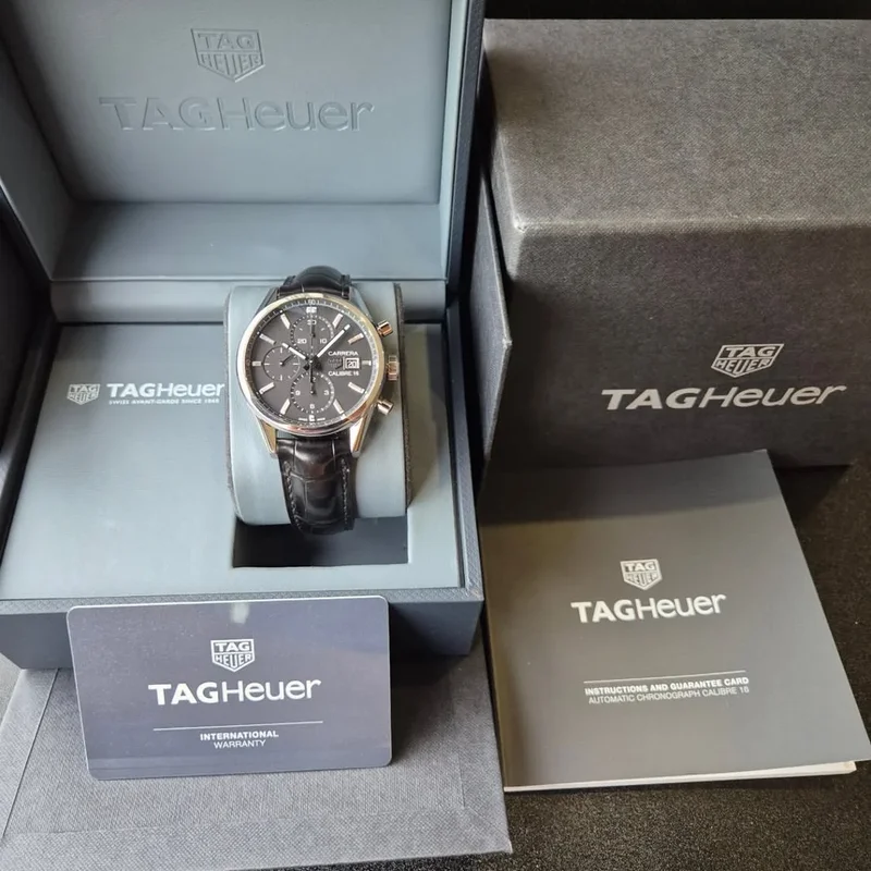 Thumb Calibre 16 41 Stainless Steel / Black / Alligator